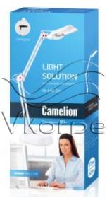 Светильник Camelion KD-017C С01 (3279) настольный на струбцине 2G7 белый 11Вт
