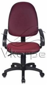 Кресло Бюрократ CH-300AXSN/#Ch бордовый JP-15-6