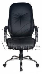 Кресло руководителя Бюрократ T-9930SL/Black черный кожа крестовина хром