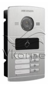 Видеопанель Hikvision DS-KV8402-IM цветной сигнал CMOS цвет панели: серебристый