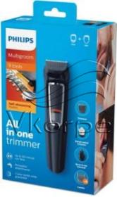 Триммер Philips MG3740/15 черный (насадок в компл:9шт)