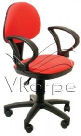 Кресло Бюрократ CH-318AXN/15-04 красный 15-04