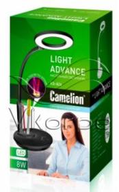 Светильник Camelion KD-826 C02 (14146) настольный на основание черный 8Вт