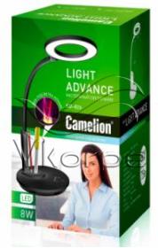 Светильник Camelion KD-826 C01 (14145) настольный на основание белый 8Вт Светильник Camelion KD-826 C01 (14145) настольный на основание белый 8Вт