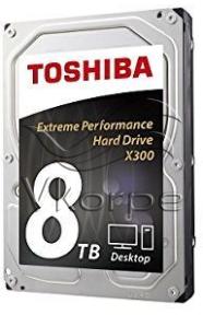 Жесткий диск Toshiba SATA-III 8Tb HDWF180EZSTA X300 (7200rpm) 128Mb 3.5" Rtl