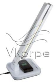 Светильник настольный Lucia Smart Qi (L900-W) на подставке белый 15Вт