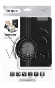 Чехол Targus THZ156EU-51 for iPad3 black/grey