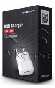 Сетевое зар./устр. Ippon 2.4A белый (TC312w)