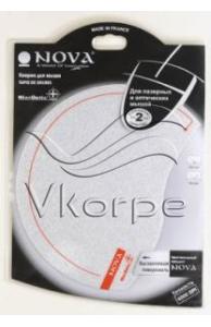 Коврик для мыши Nova Microptic+ Elegance серебро 175х220 NElegS Коврик для мыши Nova Microptic+ Elegance серебро 175х220 NElegS