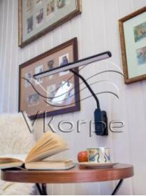 Светильник Lucia FLEX Accu Clip (L555) настольный на прищепке черный 10Вт Светильник Lucia FLEX Accu Clip (L555) настольный на прищепке черный 10Вт