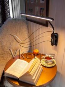 Светильник Lucia FLEX Accu Clip (L555) настольный на прищепке черный 10Вт Светильник Lucia FLEX Accu Clip (L555) настольный на прищепке черный 10Вт