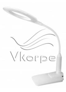 Светильник Camelion KD-814 C01 (12845) настольный на струбцине/основание белый 7Вт Светильник Camelion KD-814 C01 (12845) настольный на струбцине/основание белый 7Вт