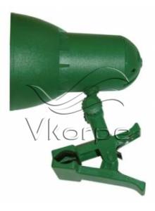 Светильник настольный Трансвит NADEZHDA1MINI/GRN на прищепке E27 лампа накаливания зеленый 40Вт Светильник настольный Трансвит NADEZHDA1MINI/GRN на прищепке E27 лампа накаливания зеленый 40Вт