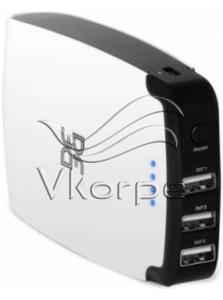 Мобильный аккумулятор DF Trio-02 Li-Ion 13000mAh 2.1A белый