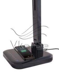 Светильник настольный Lucia Smart Qi (L900-B) на подставке черный 15Вт