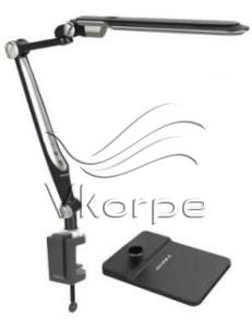 Светильник настольный Supra 7393 на струбцине светодиодный черный 10Вт