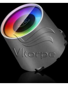 Устройство охлаждения(кулер) Deepcool Watercooler CASTLE 240 V2 Soc-AM4/AM3+/1150/1151/1200/2011 4-pin 18-30dB Al 250W 1396gr LED Ret