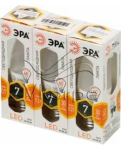 Лампа светодиодная Эра B35-7w-827-E27 7Вт (упак.:3шт)