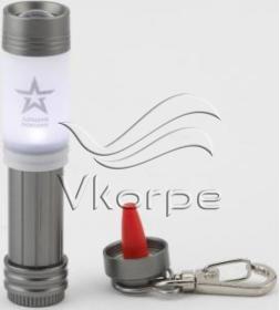 Фонарь брелок Эра Армия России BB-702 "Снайпер" серебристый 0.5Вт лам.:светодиод. LR44x3 (Б0030184)