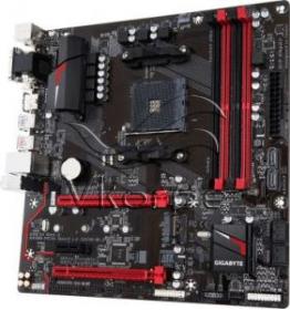 Материнская плата Gigabyte GA-AB350M-Gaming 3 Soc-AM4 AMD B350 4xDDR4 mATX AC`97 8ch(7.1) GbLAN RAID+VGA+DVI+HDMI