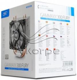 Устройство охлаждения(кулер) Deepcool GAMMAXX 300 FURY Soc-AM4/AM3+/1150/1151/1200 4-pin 18-21dB Al+Cu 130W 435gr LED Ret