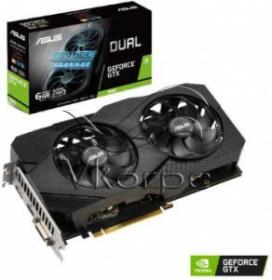 Видеокарта Asus PCI-E DUAL-GTX1660-6G-EVO nVidia GeForce GTX 1660 6144Mb 192bit GDDR5 1500/8002 DVIx1/HDMIx1/DPx1/HDCP Ret