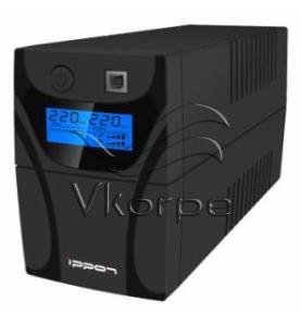 Источник бесперебойного питания Ippon Back Power Pro LCD 600 360Вт 600ВА черный Источник бесперебойного питания Ippon Back Power Pro LCD 600 360Вт 600ВА черный