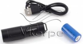 Фонарь брелок Яркий Луч L-300 Enot черный 5Вт лам.:светодиод. 300lx 16340x1