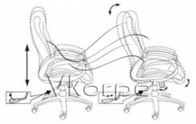 Кресло руководителя Бюрократ T-9930SL/Black черный кожа крестовина хром