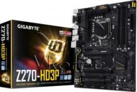 Материнская плата Gigabyte GA-Z270-HD3P Soc-1151 Intel Z270 4xDDR4 ATX AC`97 8ch(7.1) GbLAN RAID+VGA+DVI+HDMI