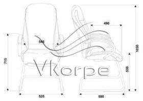 Кресло Бюрократ T-9930AV/Black низкая спинка черный кожа (полозья) Кресло Бюрократ T-9930AV/Black низкая спинка черный кожа (полозья)
