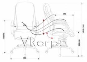 Кресло руководителя Бюрократ T-9930SL/Black черный кожа крестовина хром
