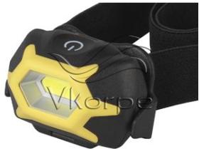 Фонарь налобный Эра GB-701 "Практик" желтый 5Вт лам.:светодиод. AAAx3 (Б0027819)