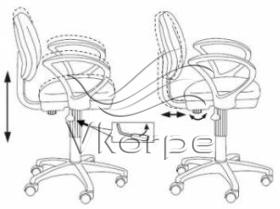 Кресло Бюрократ CH-318AXN/15-04 красный 15-04