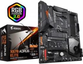 Материнская плата Gigabyte X570 AORUS ELITE Soc-AM4 AMD X570 4xDDR4 ATX AC`97 8ch(7.1) GbLAN RAID+HDMI