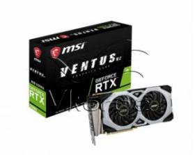 Видеокарта MSI PCI-E RTX 2080 VENTUS 8G V2 nVidia GeForce RTX 2080 8192Mb 256bit GDDR6 1515/14000/HDMIx1/DPx3/HDCP Ret