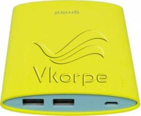 Мобильный аккумулятор Gmini mPower Pro MPB601 Li-Pol 6000mAh 2.1A желтый
