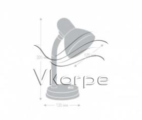 Светильник Camelion KD-301 С02 (5754) настольный на подставке E27 черный 60Вт Светильник Camelion KD-301 С02 (5754) настольный на подставке E27 черный 60Вт