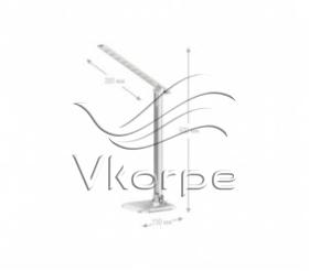 Светильник Ultraflash UF-716 C01 (13787) настольный на подставке белый 11Вт