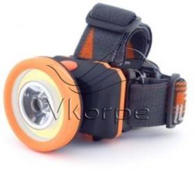 Фонарь налобный Яркий Луч LH-175 COB черный/оранжевый лам.:светодиод. AAAx3