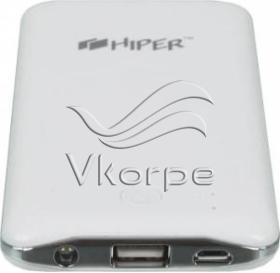 Мобильный аккумулятор Hiper PowerBank XP6500 6500mAh 2.1A белый Мобильный аккумулятор Hiper PowerBank XP6500 6500mAh 2.1A белый