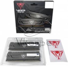 Память DDR4 2x16Gb 3200MHz Patriot PVS432G320C6K Viper Steel RTL PC4-25600 CL16 DIMM 288-pin 1.35В dual rank
