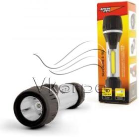 Фонарь универсальный Яркий Луч S-110 SilverLine серебристый/черный лам.:светодиод. AAx2