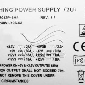 Cерверный блок питания 2U 800Вт NegoRack NR_8012P_1M1