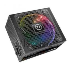Блок питания Thermaltake ATX 650W SMART PRO RGB 80+ bronze (24+4+4pin) APFC 140mm fan color LED 6xSATA Cab Manag RTL