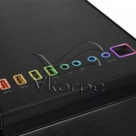 Корпус Thermaltake Versa C23 TG RGB черный без БП ATX 4x120mm 2xUSB2.0 2xUSB3.0 audio bott PSU