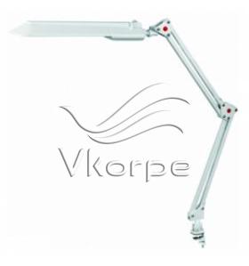 Светильник Camelion KD-017C С01 (3279) настольный на струбцине 2G7 белый 11Вт