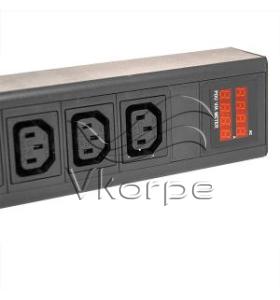 Блок силовых розеток в стойку Negorack PDU16C13_8000_AV