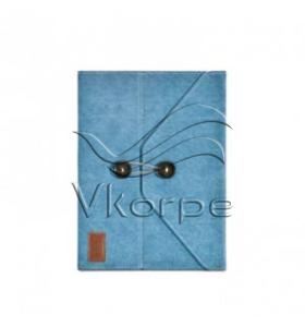 Чехол iLuv для iPad4/iPad3/iPad2 Dungarees blue внешняя джинсовая (iCC837BLU)