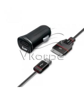 Зарядное устройство iLuv для Galaxy Tab/S black (0.9m) (iAD585BLK)